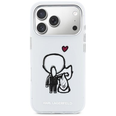 iPhone 17 Pro Karl Lagerfeld Karl & Choupette Back MagSafe dėklas – skaidrus 2 iPhone 17 Pro Karl Lagerfeld Karl & Choupette Back MagSafe dėklas – skaidrus 2