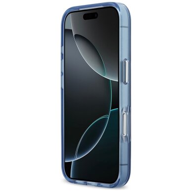iPhone 17 Pro Max Karl Lagerfeld Karl & Choupette Back MagSafe dėklas – mėlynas 4