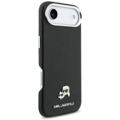 iPhone Air Karl Lagerfeld Karl & Choupette Head Pins Saffiano MagSafe dėklas – juodas 3 iPhone Air Karl Lagerfeld Karl & Choupette Head Pins Saffiano MagSafe dėklas – juodas 3