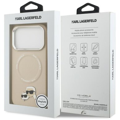 iPhone 17 Pro Karl Lagerfeld Karl & Choupette Pins MagSafe dėklas – smėlinis 7 iPhone 17 Pro Karl Lagerfeld Karl & Choupette Pins MagSafe dėklas – smėlinis 7