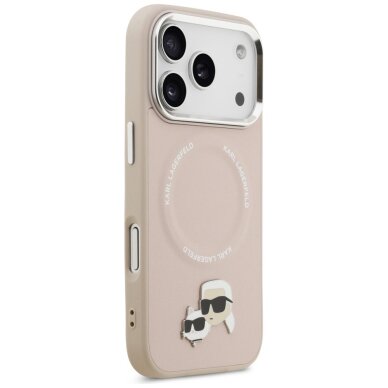 iPhone 17 Pro Max Karl Lagerfeld Karl & Choupette Pins MagSafe dėklas – rožinis 3 iPhone 17 Pro Max Karl Lagerfeld Karl & Choupette Pins MagSafe dėklas – rožinis 3