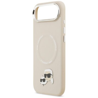 iPhone Air Karl Lagerfeld Karl & Choupette Pins MagSafe dėklas – smėlinis 5 iPhone Air Karl Lagerfeld Karl & Choupette Pins MagSafe dėklas – smėlinis 5