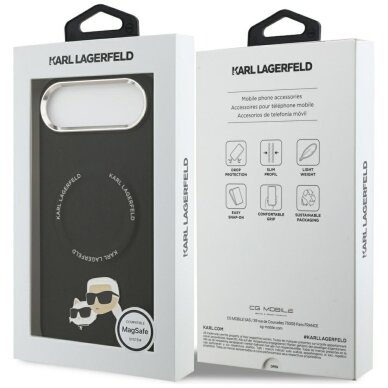 iPhone Air Karl Lagerfeld Karl & Choupette Pins MagSafe dėklas – juodas 7 iPhone Air Karl Lagerfeld Karl & Choupette Pins MagSafe dėklas – juodas 7