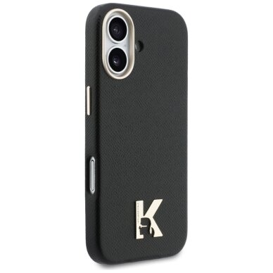 iPhone 17 Karl Lagerfeld Karl Head Logo MagSafe dėklas – juodas 3