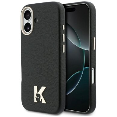 iPhone 17 Karl Lagerfeld Karl Head Logo MagSafe dėklas – juodas iPhone 17 Karl Lagerfeld Karl Head Logo MagSafe dėklas – juodas