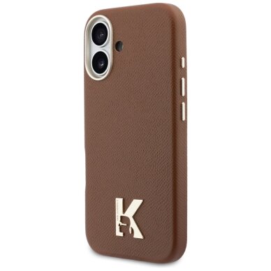 iPhone 17 Karl Lagerfeld Karl Head Logo MagSafe dėklas – rudas 1 iPhone 17 Karl Lagerfeld Karl Head Logo MagSafe dėklas – rudas 1