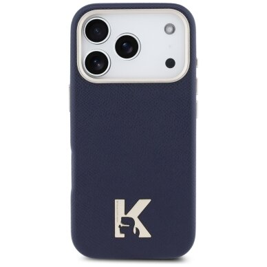 iPhone 17 Pro Max Karl Lagerfeld Karl Head Logo MagSafe dėklas – mėlynas 2 iPhone 17 Pro Max Karl Lagerfeld Karl Head Logo MagSafe dėklas – mėlynas 2