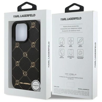 iPhone 16 Pro Dėklas Karl Lagerfeld Karl Head MagSafe – juodas 7
