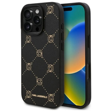 iPhone 16 Pro Dėklas Karl Lagerfeld Karl Head MagSafe – juodas