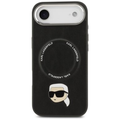 iPhone Air Karl Lagerfeld Karl Pin MagSafe dėklas – juodas 2