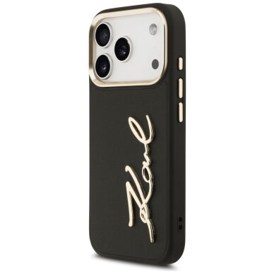 iPhone 17 Pro Karl Lagerfeld Karl Script Logo dėklas – juodas 1 iPhone 17 Pro Karl Lagerfeld Karl Script Logo dėklas – juodas 1