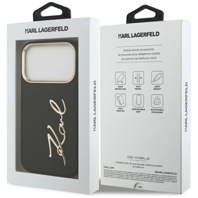 iPhone 17 Pro Karl Lagerfeld Karl Script Logo dėklas – juodas 7 iPhone 17 Pro Karl Lagerfeld Karl Script Logo dėklas – juodas 7