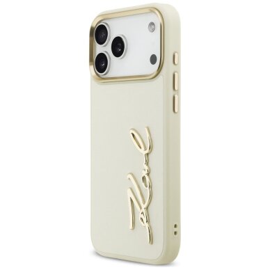 iPhone 17 Pro Max Karl Lagerfeld Karl Script Logo dėklas – smėlinis 1 iPhone 17 Pro Max Karl Lagerfeld Karl Script Logo dėklas – smėlinis 1