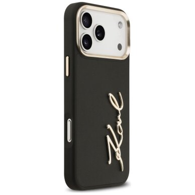 iPhone 17 Pro Max Karl Lagerfeld Karl Script Logo dėklas – juodas 3 iPhone 17 Pro Max Karl Lagerfeld Karl Script Logo dėklas – juodas 3