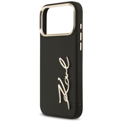 iPhone 17 Pro Max Karl Lagerfeld Karl Script Logo dėklas – juodas 5 iPhone 17 Pro Max Karl Lagerfeld Karl Script Logo dėklas – juodas 5
