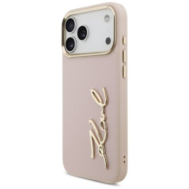 iPhone 17 Pro Max Karl Lagerfeld Karl Script Logo dėklas – rožinis 1 iPhone 17 Pro Max Karl Lagerfeld Karl Script Logo dėklas – rožinis 1