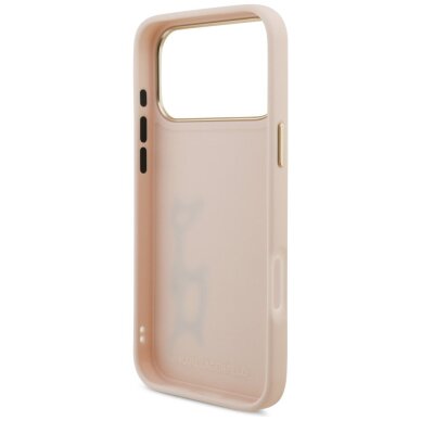 iPhone 17 Pro Max Karl Lagerfeld Karl Script Logo dėklas – rožinis 6
