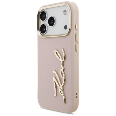 iPhone 17 Pro Karl Lagerfeld Karl Script Logo dėklas – rožinis 1 iPhone 17 Pro Karl Lagerfeld Karl Script Logo dėklas – rožinis 1