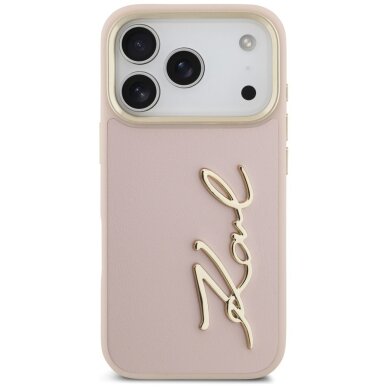 iPhone 17 Pro Karl Lagerfeld Karl Script Logo dėklas – rožinis 2 iPhone 17 Pro Karl Lagerfeld Karl Script Logo dėklas – rožinis 2