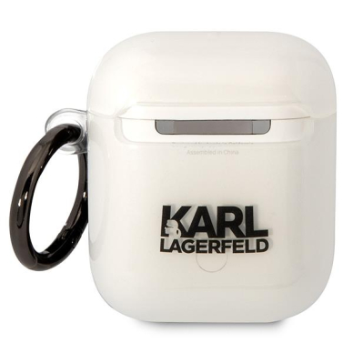 Dėklas ausinėms Karl Lagerfeld Karl`s Head KLA2HNIKTCT AirPods 1/2 Permatomas 1 Dėklas ausinėms Karl Lagerfeld Karl`s Head KLA2HNIKTCT AirPods 1/2 Permatomas 1