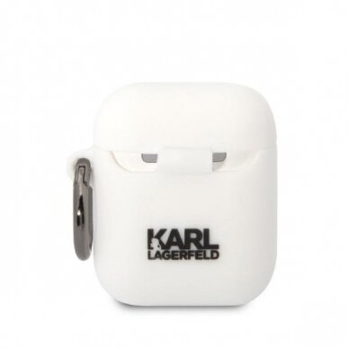 Dėklas Karl Lagerfeld KLA2RUNCHH AirPods 1/2 Baltas 1