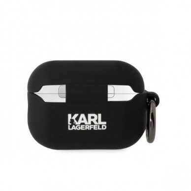 Dėklas Karl Lagerfeld KLAP2RUNIKK AirPods Pro 2 Juodas 1 Dėklas Karl Lagerfeld KLAP2RUNIKK AirPods Pro 2 Juodas 1