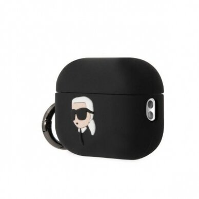 Dėklas Karl Lagerfeld KLAP2RUNIKK AirPods Pro 2 Juodas 2 Dėklas Karl Lagerfeld KLAP2RUNIKK AirPods Pro 2 Juodas 2