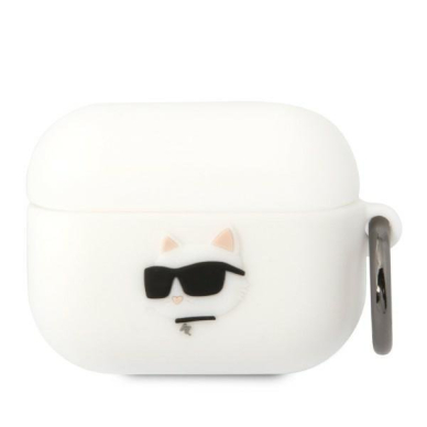 Dėklas Karl Lagerfeld KLAPRUNCHH AirPods Pro Baltas Dėklas Karl Lagerfeld KLAPRUNCHH AirPods Pro Baltas