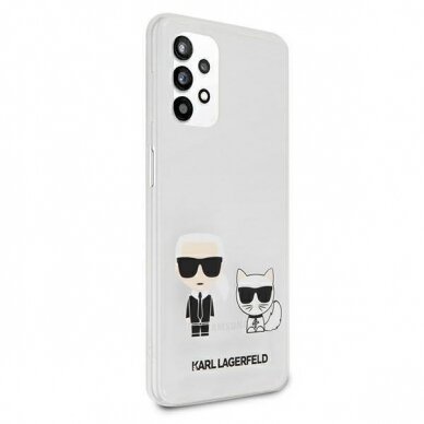 Akcija! Originalus Karl Lagerfeld dėklas KLHCA32CKTR A326 A32 5G Permatomas Karl & Choupette 3 Akcija! Originalus Karl Lagerfeld dėklas KLHCA32CKTR A326 A32 5G Permatomas Karl & Choupette 3