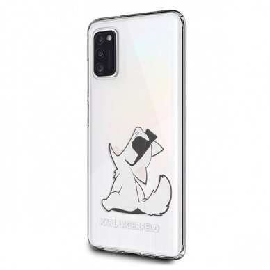 Dėklas originalus Karl Lagerfeld Klhca41Cfnrc Dėklas Samsung A41 A415 Skaidrus Choupette Fun Dėklas originalus Karl Lagerfeld Klhca41Cfnrc Dėklas Samsung A41 A415 Skaidrus Choupette Fun