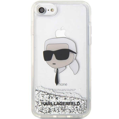 Dėklas Karl Lagerfeld Glitter Karl Head KLHCI8LNKHCH iPhone 7/8/ SE 2020/2022 Sidabrinis 2 Dėklas Karl Lagerfeld Glitter Karl Head KLHCI8LNKHCH iPhone 7/8/ SE 2020/2022 Sidabrinis 2