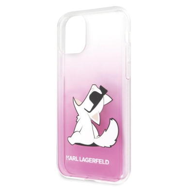 Karl Lagerfeld KLHCN58CFNRCPI iPhone 11 Pro hardcase różowy/pink Choupette Fun 2