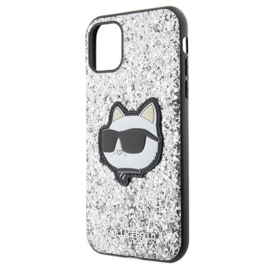 Dėklas Karl Lagerfeld Glitter Choupette Patch KLHCN61G2CPS iPhone 11 / Xr Sidabrinis 5 Dėklas Karl Lagerfeld Glitter Choupette Patch KLHCN61G2CPS iPhone 11 / Xr Sidabrinis 5
