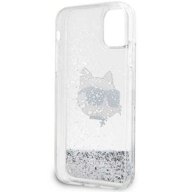 Dėklas Karl Lagerfeld Glitter Choupette Head KLHCN61LNCHCS iPhone 11/ XR Sidabrinis 3 Dėklas Karl Lagerfeld Glitter Choupette Head KLHCN61LNCHCS iPhone 11/ XR Sidabrinis 3