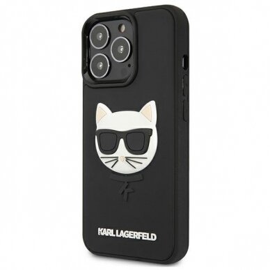 Dėklas Karl Lagerfeld KLHCP13LCH3DBK 13 Pro / 13 6,1" Juodas 3D Rubber Choupette 1 Dėklas Karl Lagerfeld KLHCP13LCH3DBK 13 Pro / 13 6,1" Juodas 3D Rubber Choupette 1