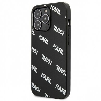 Dėklas Karl Lagerfeld Allover KLHCP13LPULMBK3 iPhone 13 Pro Juodas 1 Dėklas Karl Lagerfeld Allover KLHCP13LPULMBK3 iPhone 13 Pro Juodas 1