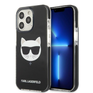 Dėklas Karl Lagerfeld Choupette Head KLHCP13LTPECK iPhone 13 Pro / 13 Juodas Dėklas Karl Lagerfeld Choupette Head KLHCP13LTPECK iPhone 13 Pro / 13 Juodas