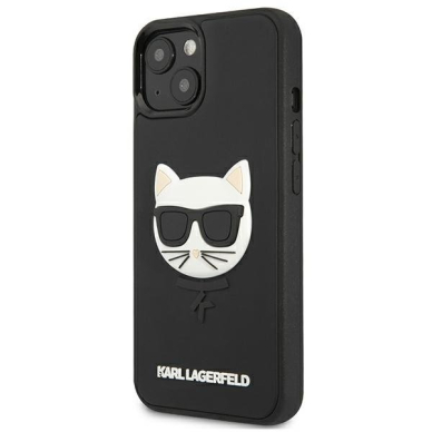 Dėklas Karl Lagerfeld KLHCP13SCH3DBK 13 mini 5,4" Juodas 3D Rubber Choupette 1 Dėklas Karl Lagerfeld KLHCP13SCH3DBK 13 mini 5,4" Juodas 3D Rubber Choupette 1