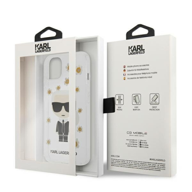 Dėklas Karl Lagerfeld KLHCP13SHFLT iPhone 13 mini Permatomas 7 Dėklas Karl Lagerfeld KLHCP13SHFLT iPhone 13 mini Permatomas 7