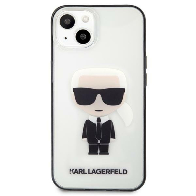 Originalus dėklas Karl Lagerfeld KLHCP13SHIKCK iPhone 13 mini 5.4 Permatomas Ikonik Karl 2 Originalus dėklas Karl Lagerfeld KLHCP13SHIKCK iPhone 13 mini 5.4 Permatomas Ikonik Karl 2
