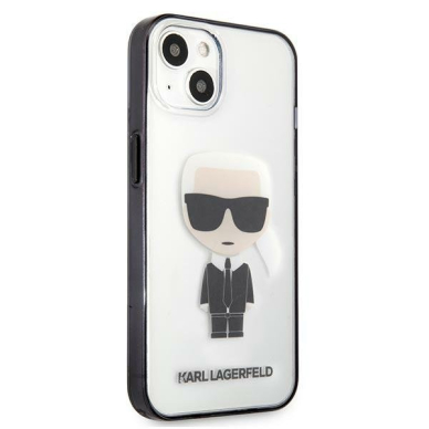 Originalus dėklas Karl Lagerfeld KLHCP13SHIKCK iPhone 13 mini 5.4 Permatomas Ikonik Karl 3 Originalus dėklas Karl Lagerfeld KLHCP13SHIKCK iPhone 13 mini 5.4 Permatomas Ikonik Karl 3