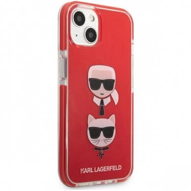 Dėklas Karl Lagerfeld Choupette Head KLHCP13STPE2TR iPhone 13 mini Raudonas 3 Dėklas Karl Lagerfeld Choupette Head KLHCP13STPE2TR iPhone 13 mini Raudonas 3