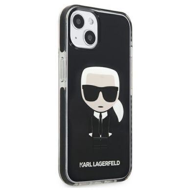 Dėklas Karl Lagerfeld Iconik Karl KLHCP13STPEIKK iPhone 13 mini Juodas 3 Dėklas Karl Lagerfeld Iconik Karl KLHCP13STPEIKK iPhone 13 mini Juodas 3