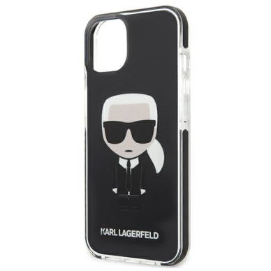 Dėklas Karl Lagerfeld Iconik Karl KLHCP13STPEIKK iPhone 13 mini Juodas 5 Dėklas Karl Lagerfeld Iconik Karl KLHCP13STPEIKK iPhone 13 mini Juodas 5