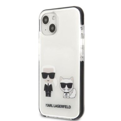 Dėklas Karl Lagerfeld Choupette KLHCP13STPEKCW iPhone 13 mini Baltas 1 Dėklas Karl Lagerfeld Choupette KLHCP13STPEKCW iPhone 13 mini Baltas 1