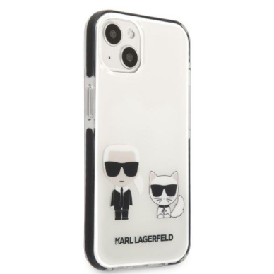 Dėklas Karl Lagerfeld Choupette KLHCP13STPEKCW iPhone 13 mini Baltas 3 Dėklas Karl Lagerfeld Choupette KLHCP13STPEKCW iPhone 13 mini Baltas 3