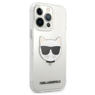 Oriignalus Karl Lagerfeld dėklas KLHCP13XCTR iPhone 13 Pro Max 6,7" Permatomas Choupette Head 3 Oriignalus Karl Lagerfeld dėklas KLHCP13XCTR iPhone 13 Pro Max 6,7" Permatomas Choupette Head 3