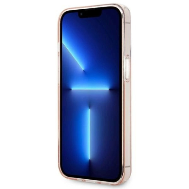 Karl Lagerfeld KLHCP14LHKLSPCP iPhone 14 Pro 6.1 &quot;hardcase Rožinis / Rožinis Mono Vertical Stripe 4
