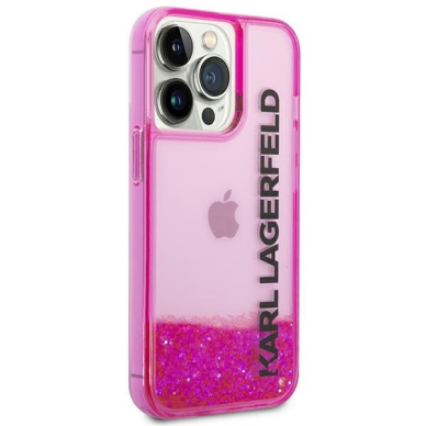 Dėklas Karl Lagerfeld Liquid Glitter Elong KLHCP14LLCKVF iPhone 14 Pro Rožinis 2 Dėklas Karl Lagerfeld Liquid Glitter Elong KLHCP14LLCKVF iPhone 14 Pro Rožinis 2