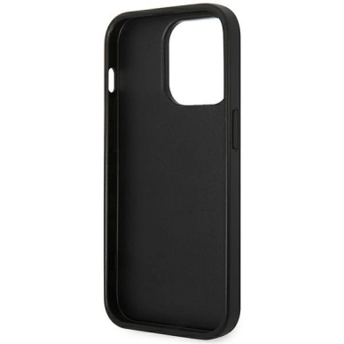 iPhone 14 Pro – Karl Lagerfeld KLHCP14LPGKLSKG 6.1" hardcase - Pilkas / Pilkas Monogram Stripe 6